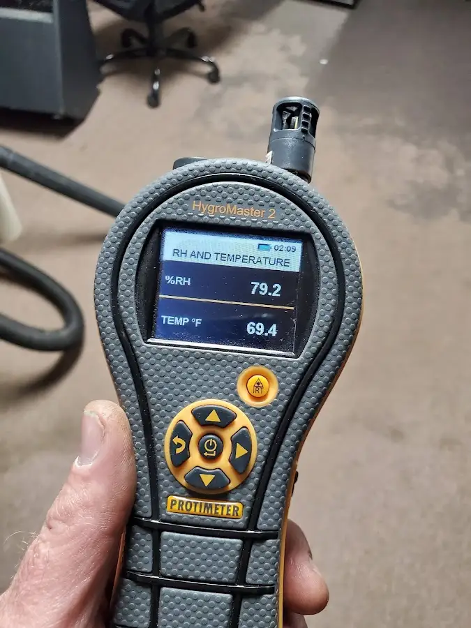 Moisture meter humidity assessment for Fire & Smoke Damage Restoration in Greenbelt