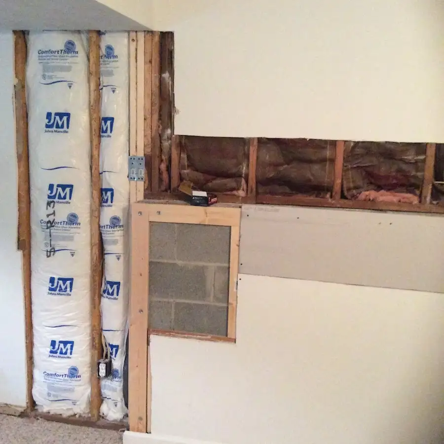 Wall insulation replacement during Odor Removal & Deodorization in Greenbelt